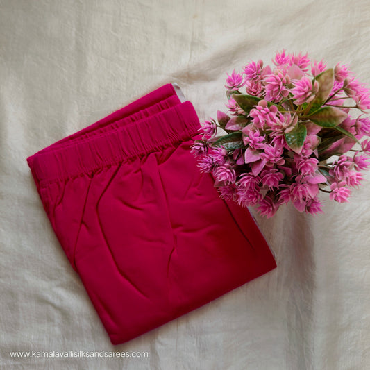 Ankle Fit Leggings Rasberry Pink Colour